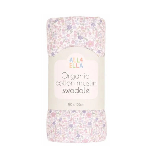 Blossom Organic Muslin Swaddle