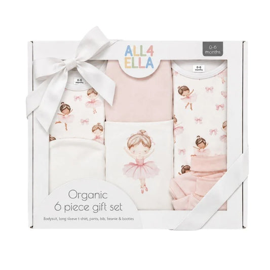 Ballerina Organic Clothing Set 6pcs