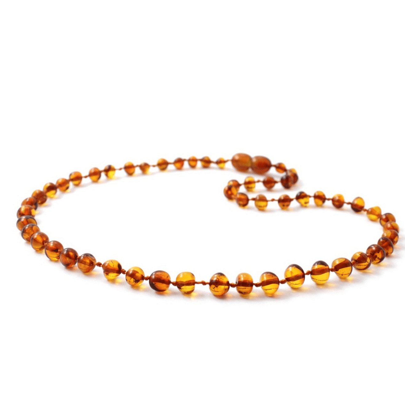 Amber Necklace Cognac | Baby 32cm - Aster & Ruby