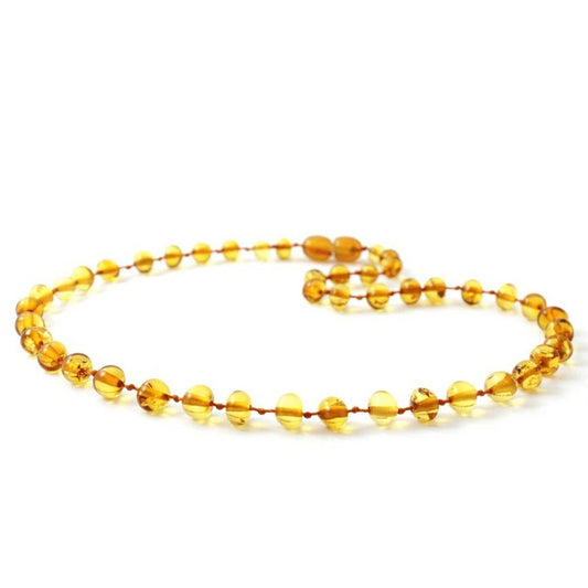 Amber Necklace Honey | Baby 32cm-Aster & Ruby