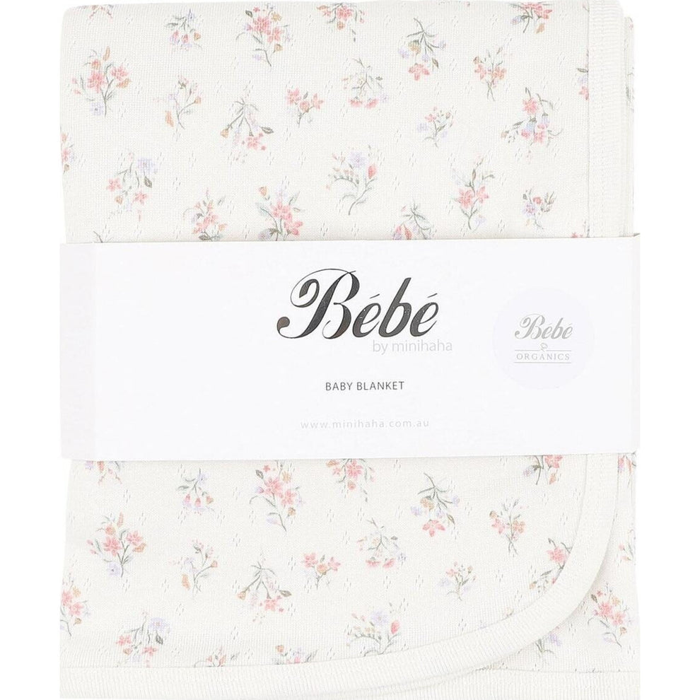 Bébé by Minihaha ANYA DITSY ORGANIC BUNNY RUG | Aster & Ruby