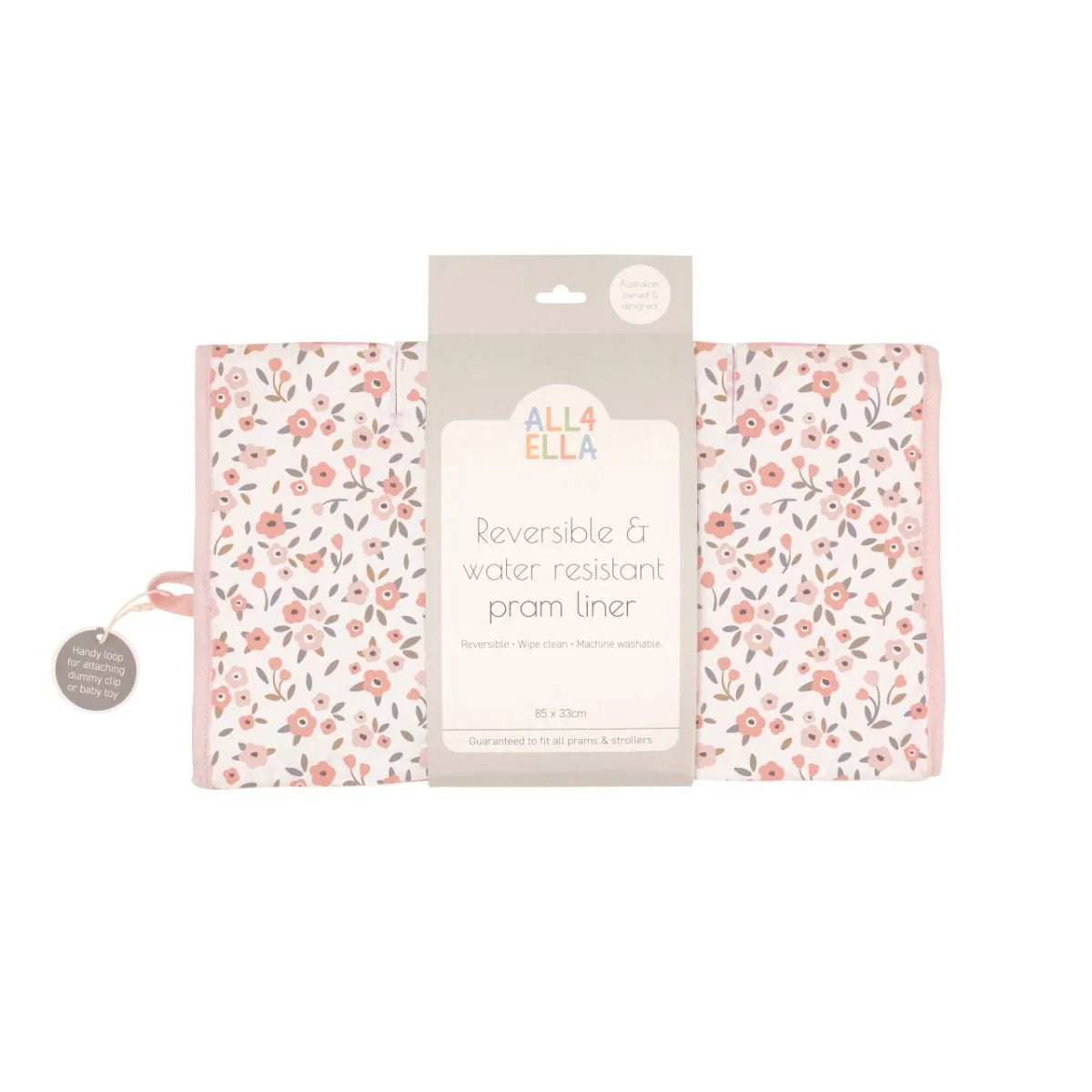 All4Ella Pram Liner Floral Bouquet | Aster & Ruby