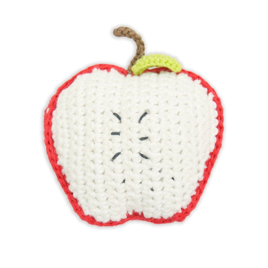 Apple Crochet Rattle-Aster & Ruby