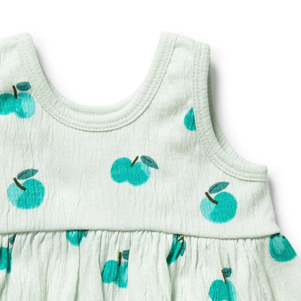 Apple Papple Organic Ruffle Set - Aster & Ruby