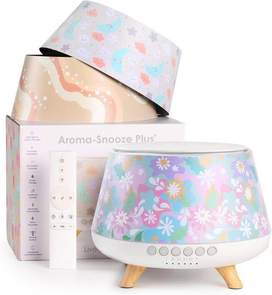 Aroma - Snooze Plus - 8 in 1 Humidifier Kit + Oil +3 Covers - Winter Rescue Oil 15ml - Aster & Ruby