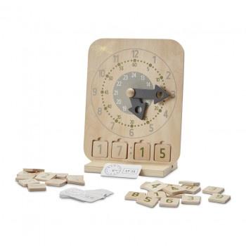 Astrup Wooden Educational Clock Set-Aster & Ruby