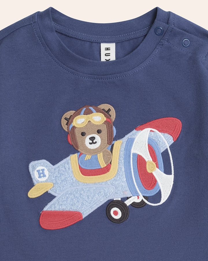 Aviator Huxbear Boxy Tee - Aster & Ruby