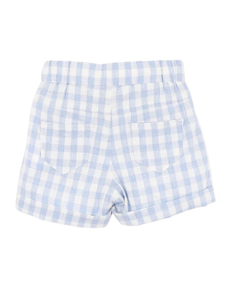 AXEL CHECK SHORTS - Aster & Ruby
