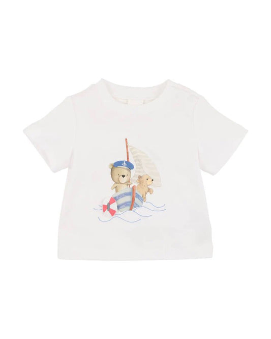 AXEL FRIENDS IN BOAT ORGANIC TEE - Aster & Ruby
