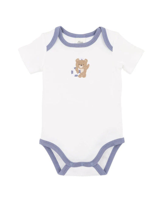 AXEL SAILOR BEAR ORGANIC BODYSUIT - Aster & Ruby