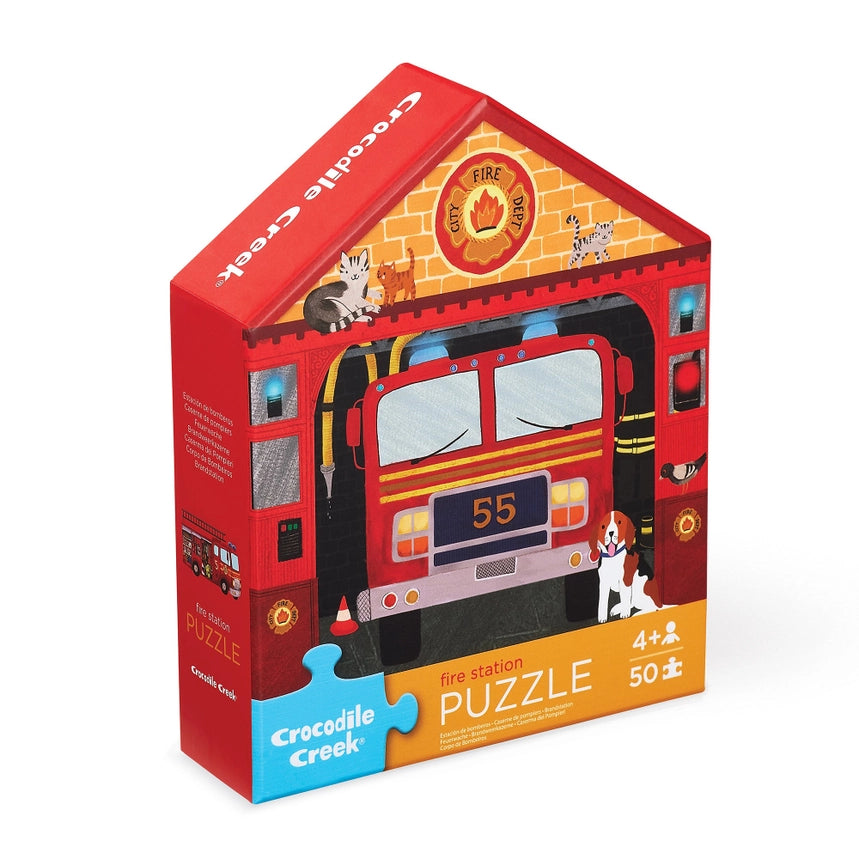 Flat House Puzzle 50 Pc Fire House