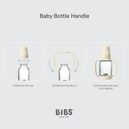 Baby Bottle Handle Ivory - Aster & Ruby
