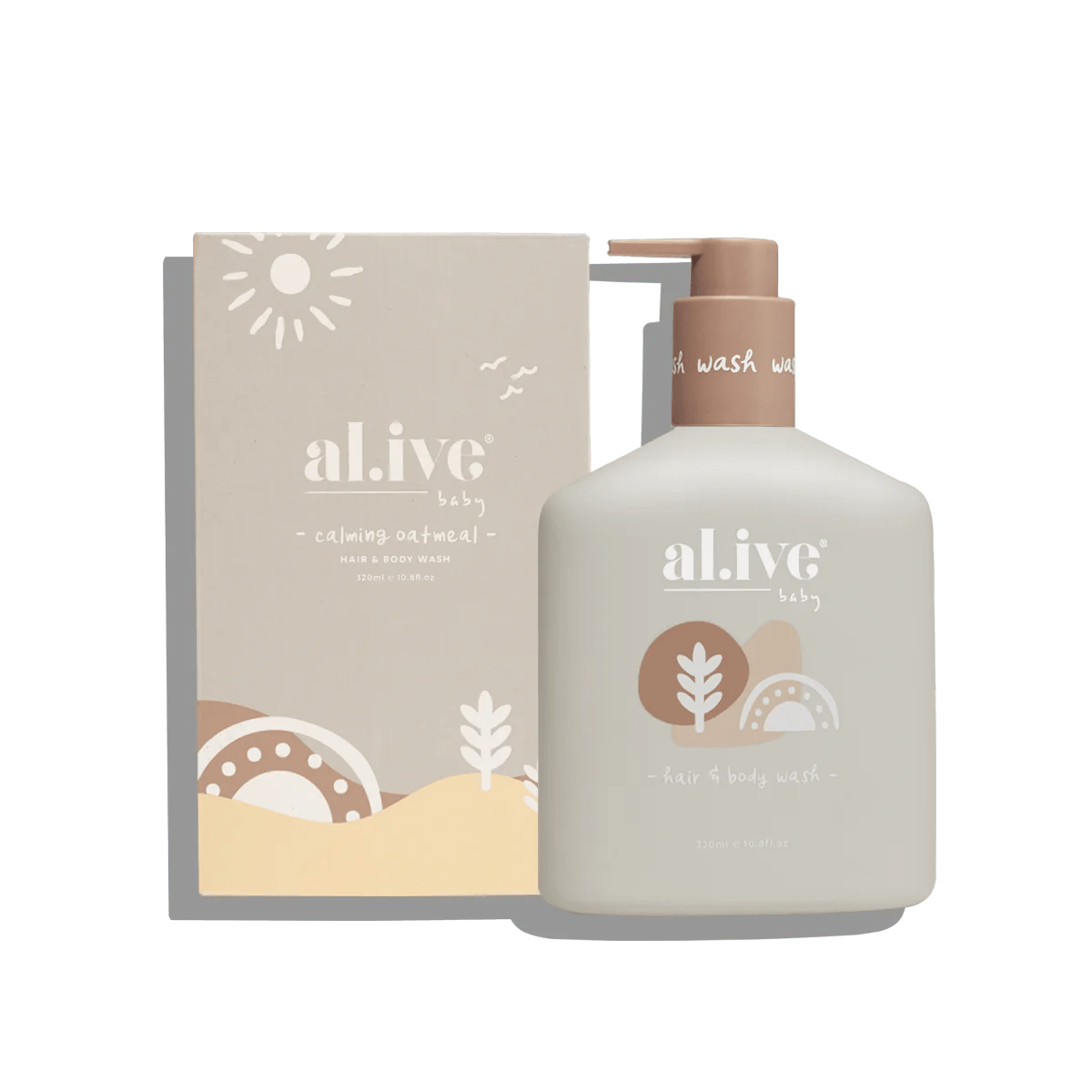 Baby Hair & Body Wash Calming Oatmeal - Aster & Ruby