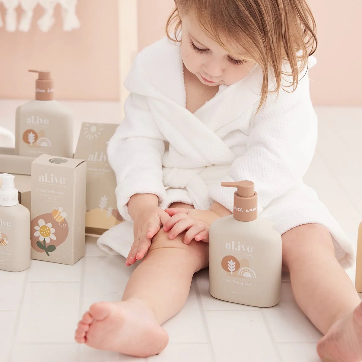 Baby Hair & Body Wash Calming Oatmeal - Aster & Ruby