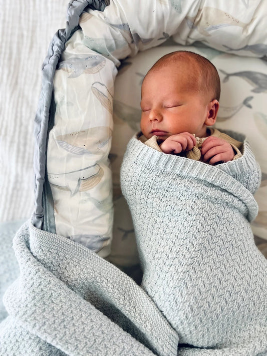 Baby Lounger Whales - Aster & Ruby