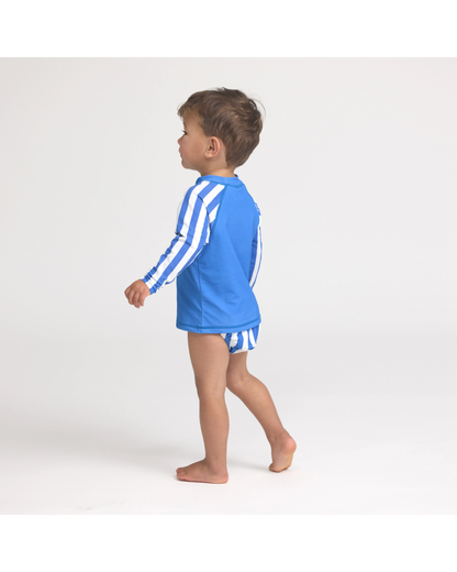 Baby Rash Vest Deep Sea Stripe - Aster & Ruby