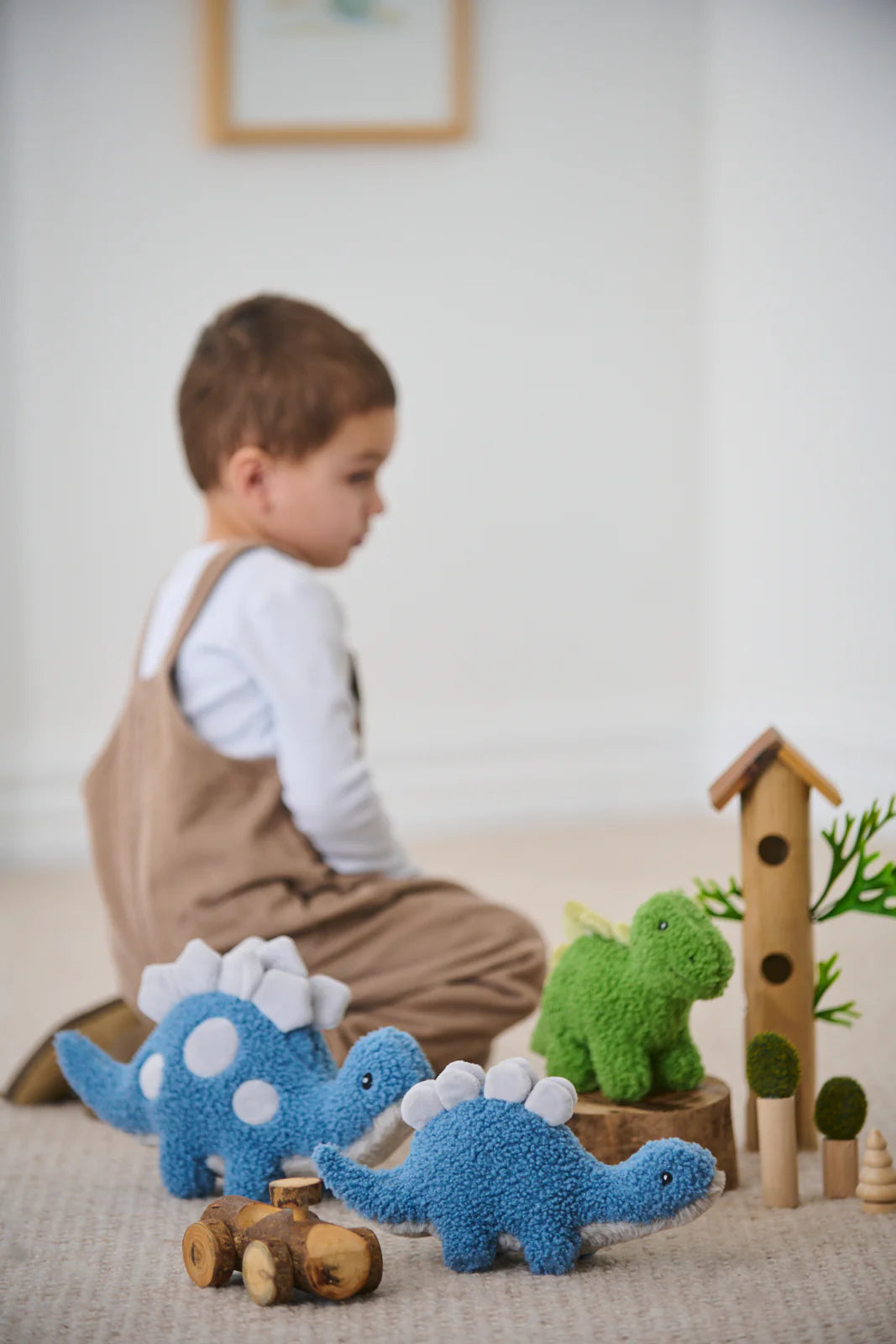 Baby Stu the Stegosaurus - Blue