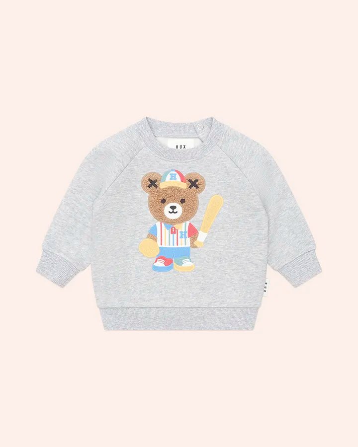 Baseball Hux Sweatshirt - Aster & Ruby