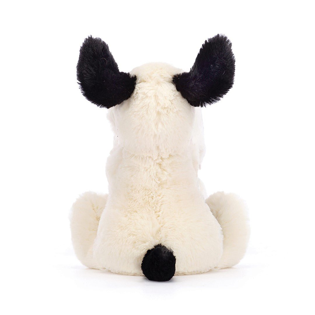 Bashful Black & Cream Puppy Blankie - Aster & Ruby
