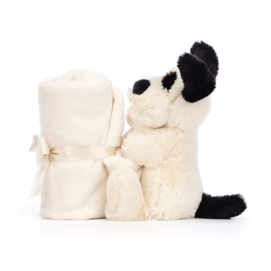 Bashful Black & Cream Puppy Blankie - Aster & Ruby