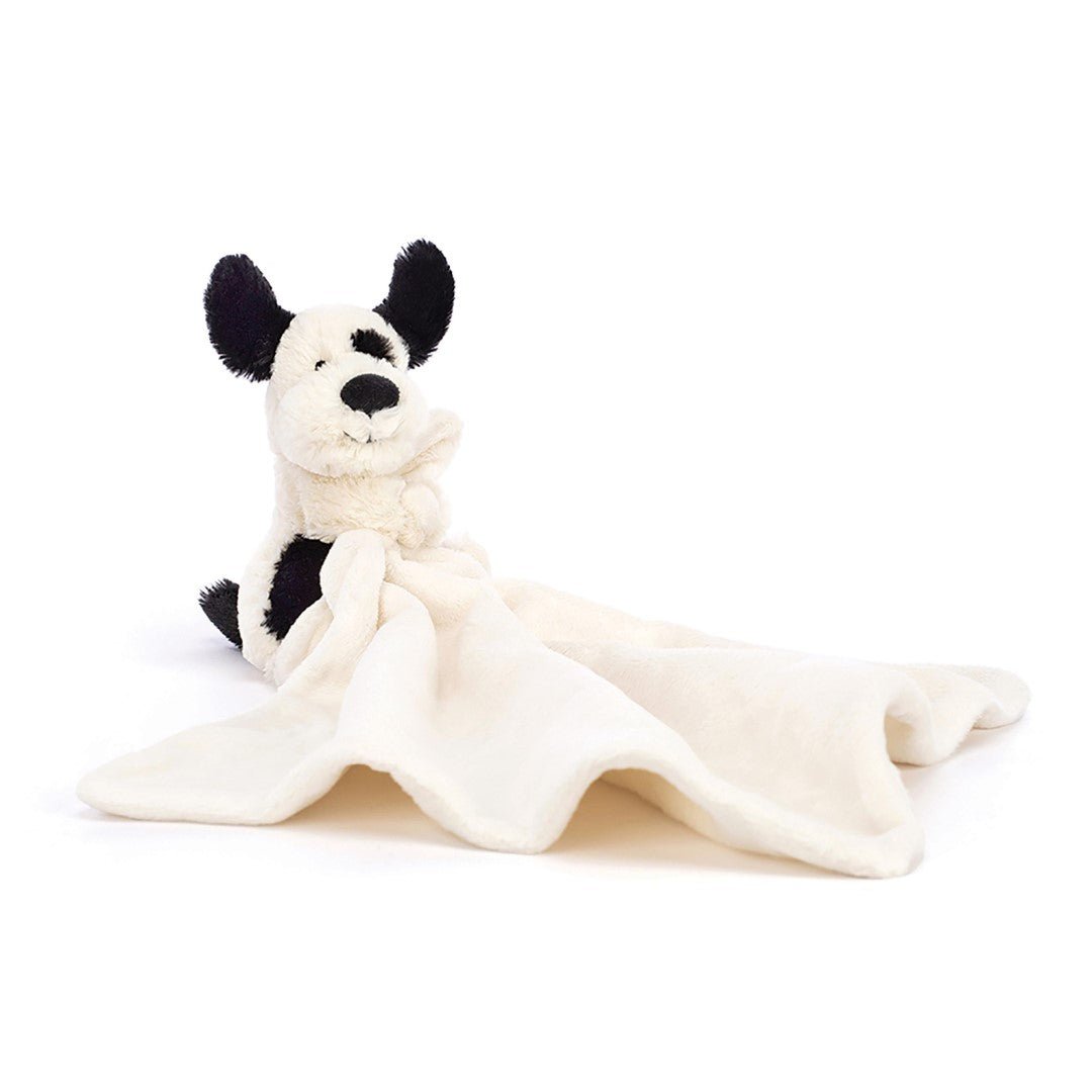 Bashful Black & Cream Puppy Blankie - Aster & Ruby