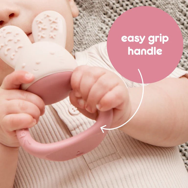 b.box Chill & Fill Teether - Blush - Aster & Ruby