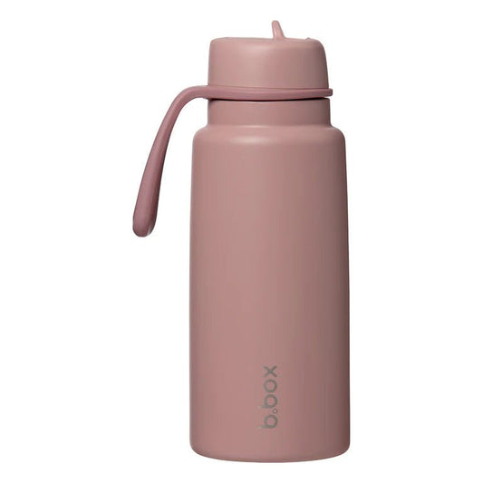 b.box Insulated Flip Top 1 Litre Bottle - Berry Smoothie - Aster & Ruby