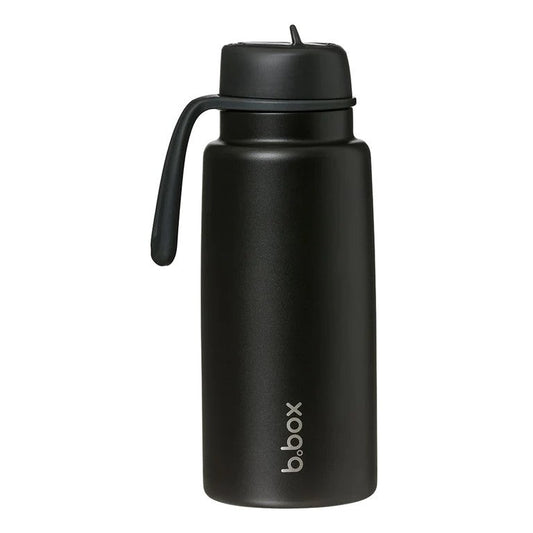 b.box Insulated Flip Top 1 Litre Bottle Deep Space - Aster & Ruby