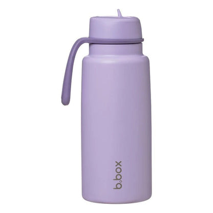 b.box Insulated Flip Top 1 Litre Bottle Lilac Love - Aster & Ruby