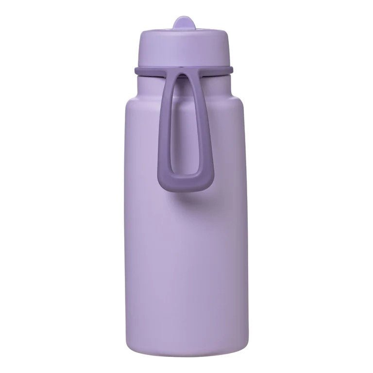 b.box Insulated Flip Top 1 Litre Bottle Lilac Love - Aster & Ruby