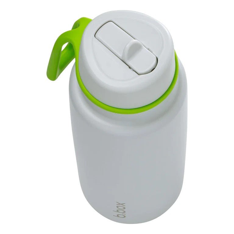 b.box Insulated Flip Top 1 Litre Bottle Lime Time - Aster & Ruby