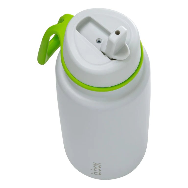 b.box Insulated Flip Top 1 Litre Bottle Lime Time - Aster & Ruby