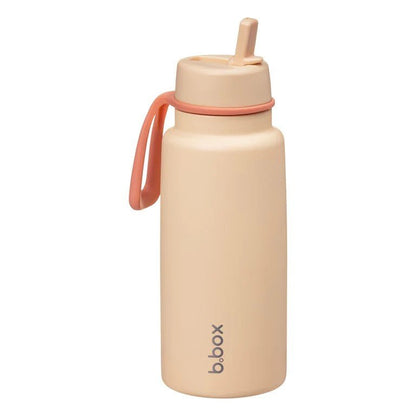 b.box Insulated Flip Top 1 Litre Bottle Melon Mist - Aster & Ruby