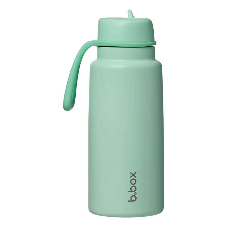 b.box Insulated Flip Top 1 Litre Bottle - Spearmint - Aster & Ruby