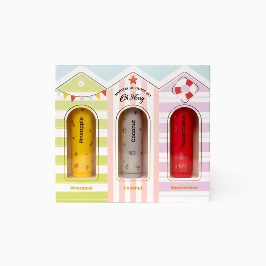 Beach Club Natural Lip Gloss Set - Aster & Ruby