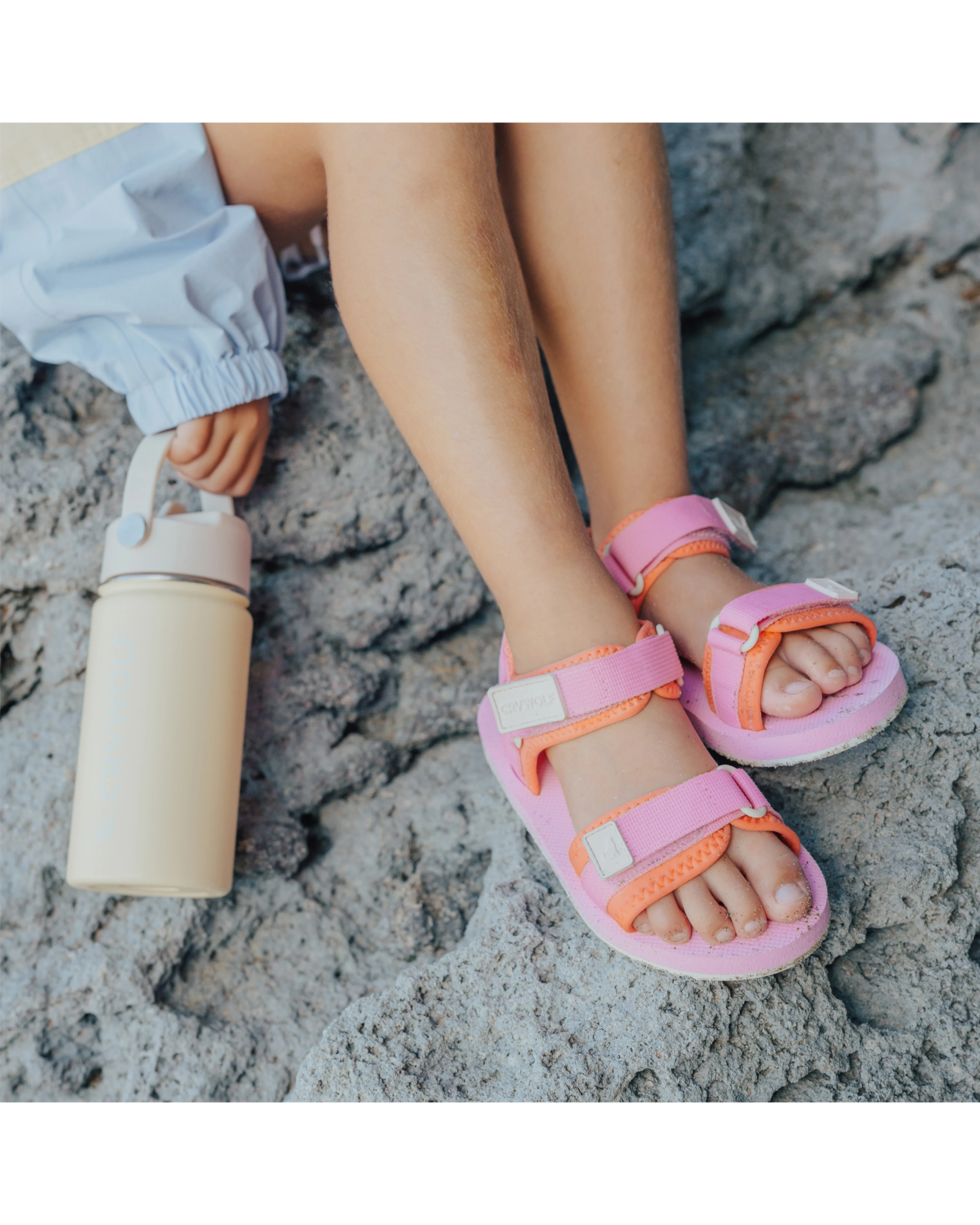 Beach Sandal Candy Pink - Aster & Ruby