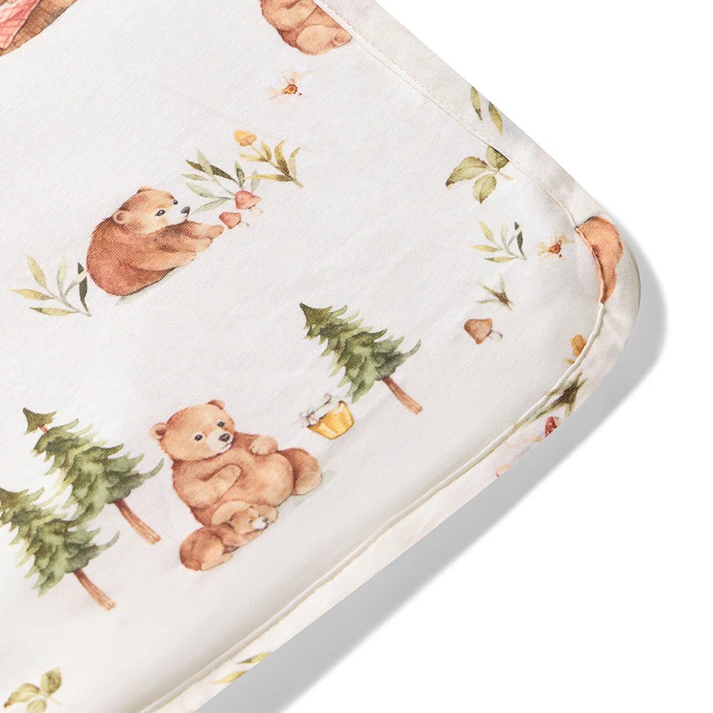Bears Organic Hooded Baby Towel - Aster & Ruby