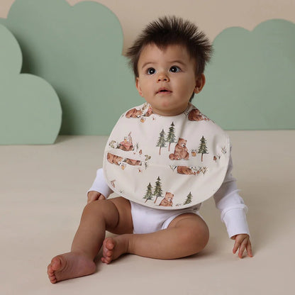 Bears Snuggle Bib - Aster & Ruby