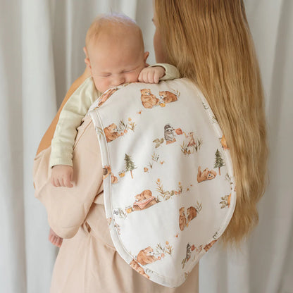 Organic Cotton Burp Cloth Bears