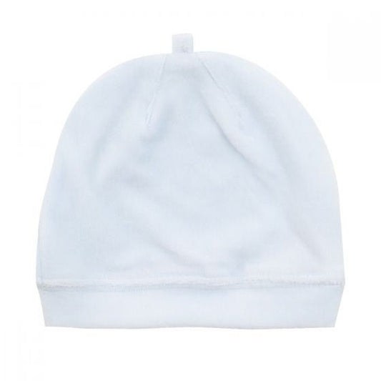 Bebe Blue Velour Beanie-Aster & Ruby