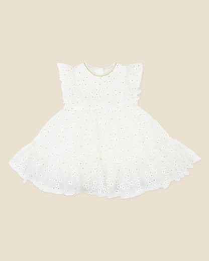 Bebe Daisy Glitter Dress - Aster & Ruby