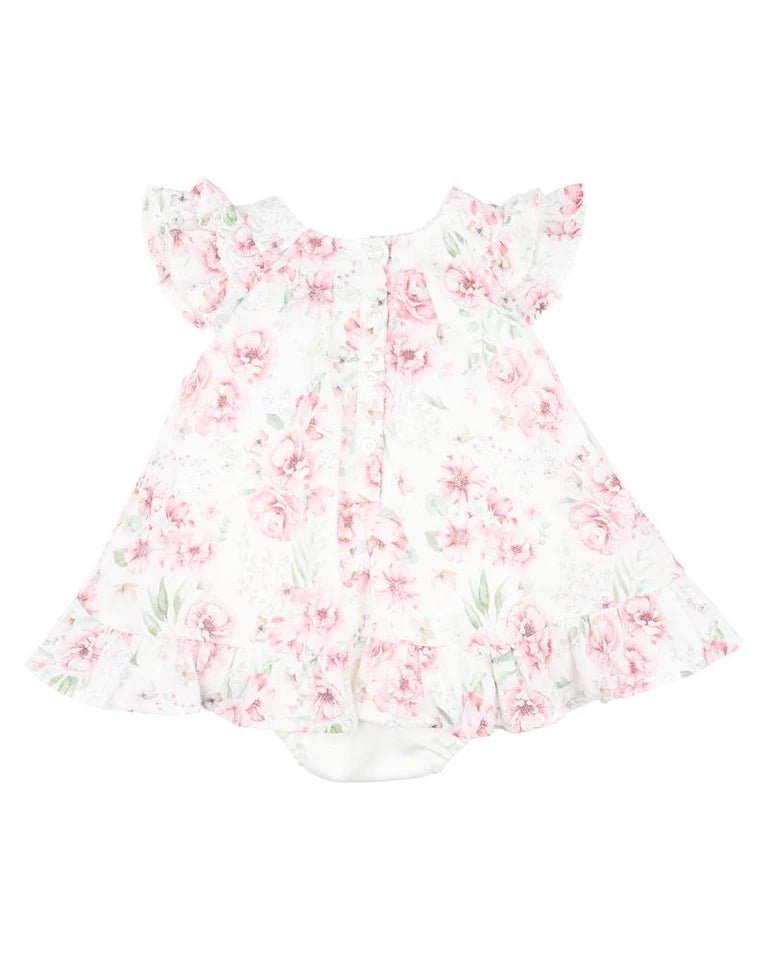 Bebe Evie Print Overlay Dress - Aster & Ruby