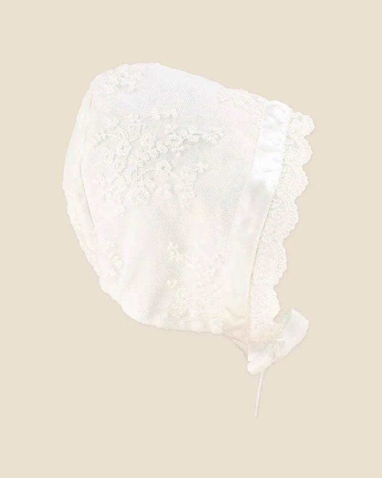 Bebe Lace Bonnet - Aster & Ruby