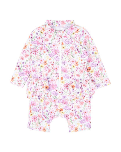 Bebe LS Rash Suit - Nadia Print - Aster & Ruby