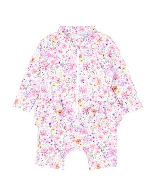 Bebe LS Rash Suit - Nadia Print - Aster & Ruby