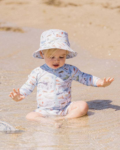 Bebe Marco Print Sun Hat - Aster & Ruby