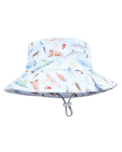 Bebe Marco Print Sun Hat - Aster & Ruby