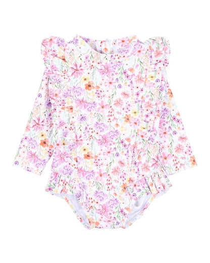 Bebe Nadia Print LS Sunsuit - Aster & Ruby