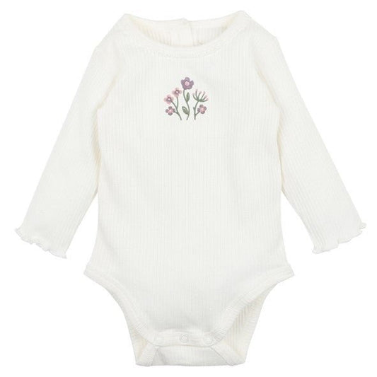 Bebe Thea Embroidered Bodysuit-Aster & Ruby