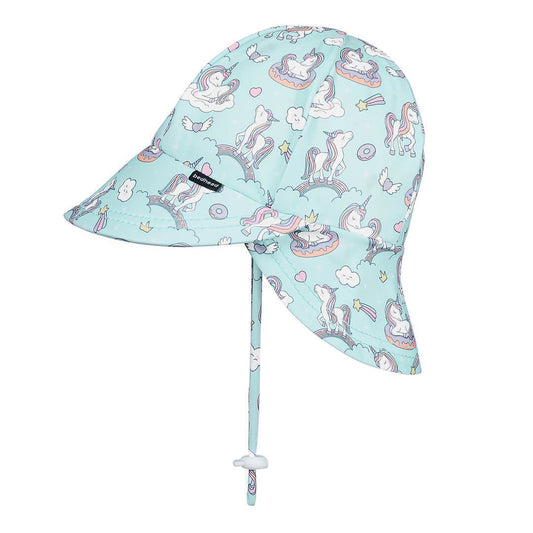 Bedhead Kids Swim Legionnaire Beach Hat Unicorn-Aster & Ruby